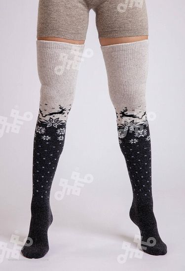 Чулки из  монгольской шерсти