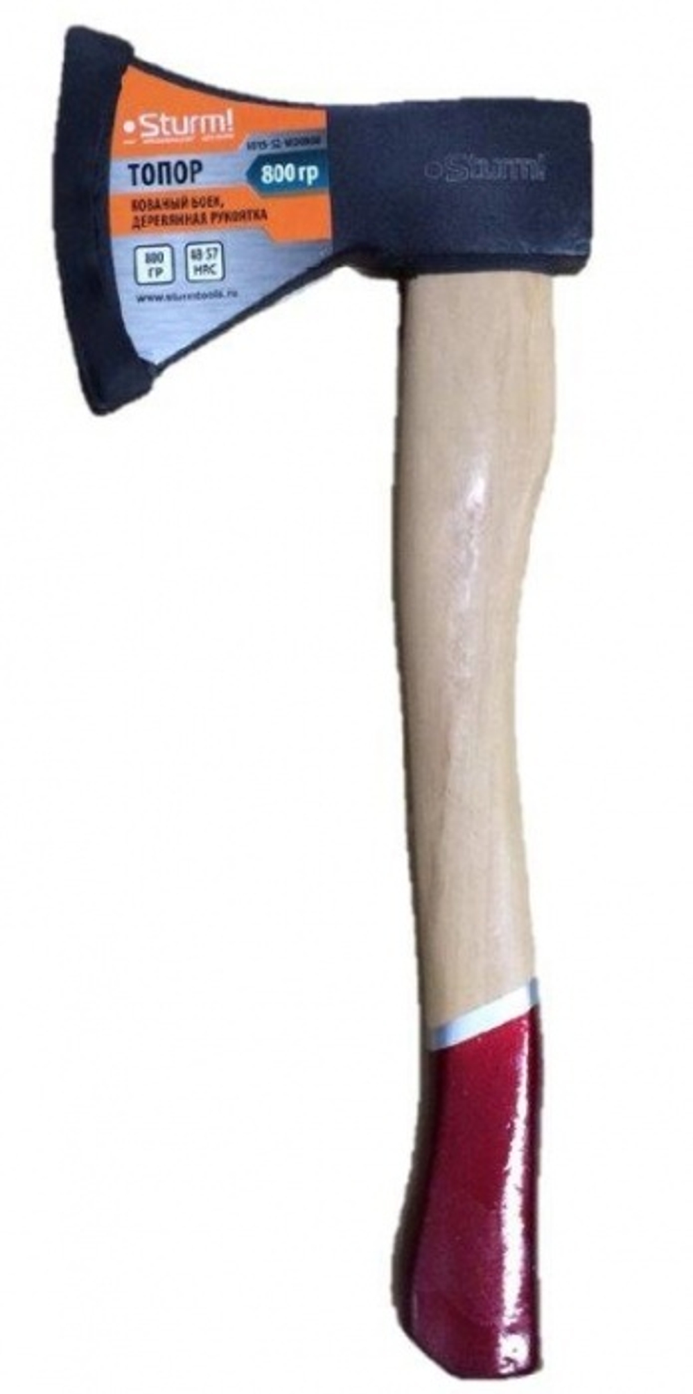 ТОПОР STURM! 600Г КОВАНЫЙ БОЕК, ДЕРЕВЯННАЯ РУКОЯТКА 1015-52-WD060