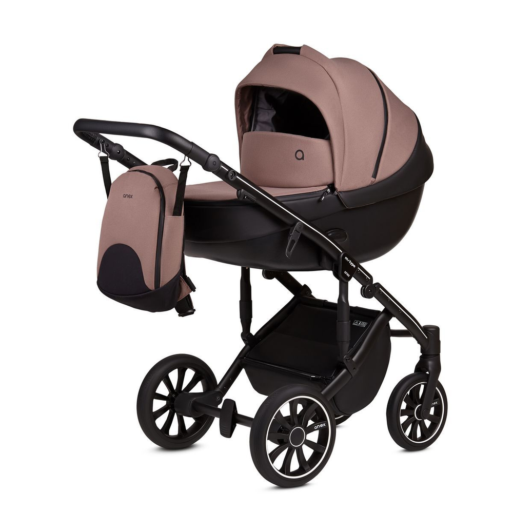 Детская Коляска ANEX m/type 3 в 1 (Розовый/черный)