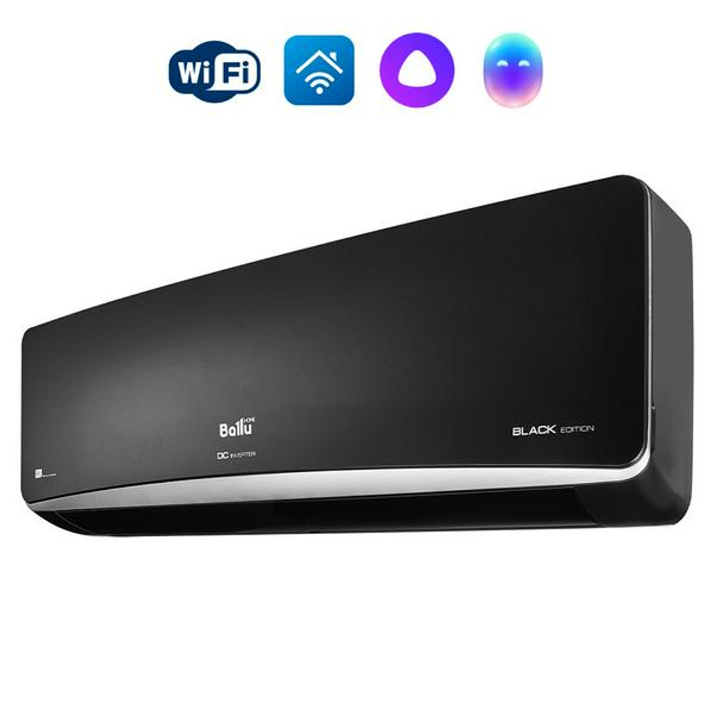 Сплит-система BALLU,  PLATINUM BLACK DС Inverter, BSPI/in-10HN8/BL/EU / BSPI/out-10HN8/BL/EU