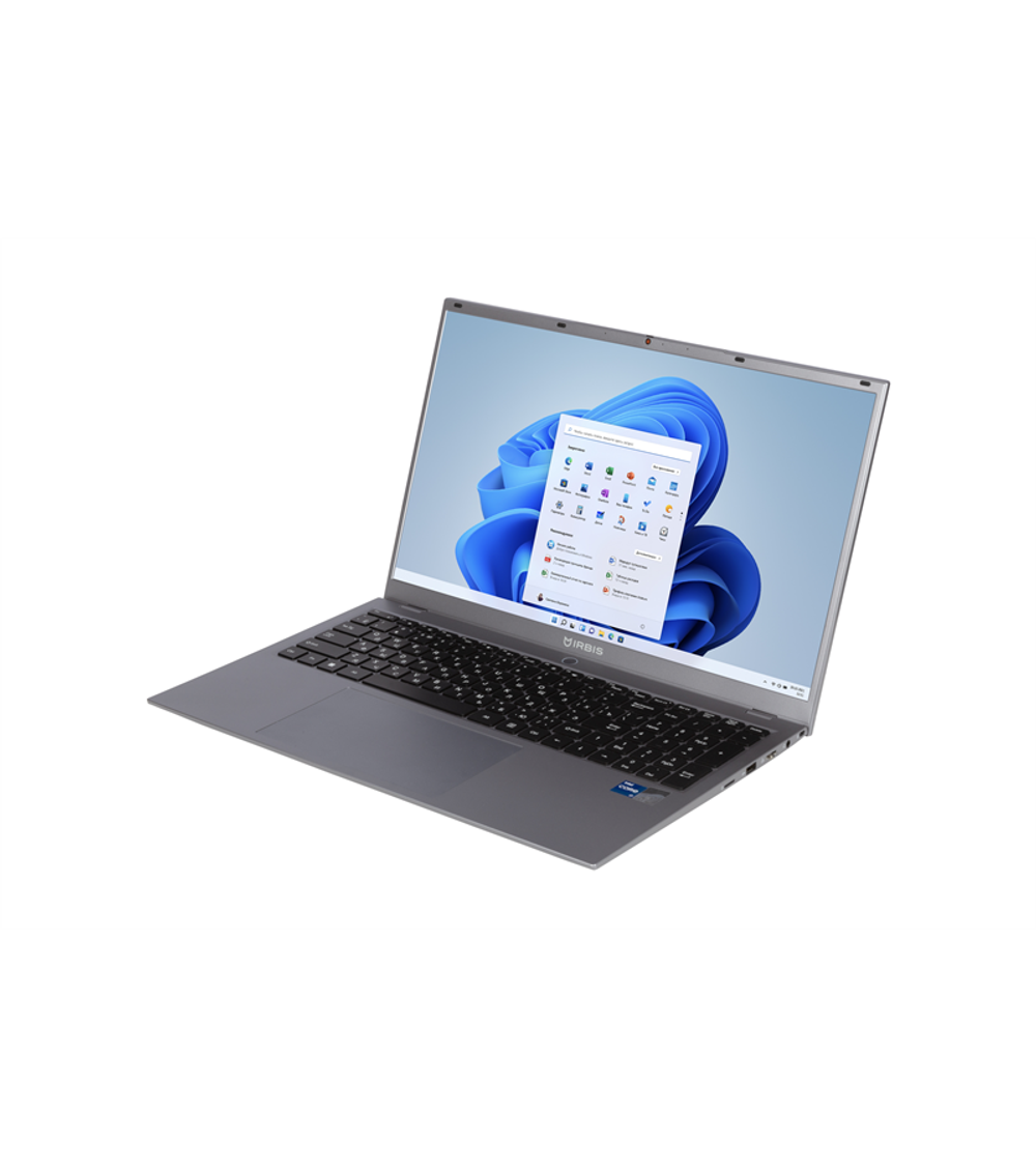 Ноутбук IRBIS 17NBP4506 17.3" FHD (1920x1080) IPS 300cd,Core i5-1335U,16Gb DDR4-3200(1),512Gb SSD,Wi-Fi 6+BT 5,76Wh,Kbd Backlit,FPS,TPM 2.0,2.2kg,Grey,1y warranty,Win11Pro