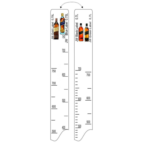 Барная линейка Johnnie Walker Black/Green (700мл) /Gold / Blue (750мл), P.L. Proff Cuisi