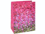 Пакет бумажный 18*23*10см с ручками "Цветы" микс