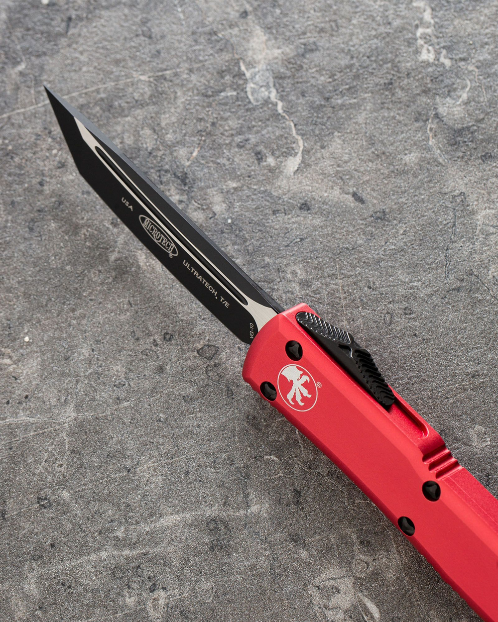 Автоматический складной нож SteelBro Microtech Ultratech T/E Contoured Red Standart 123-1CCRD (красный)