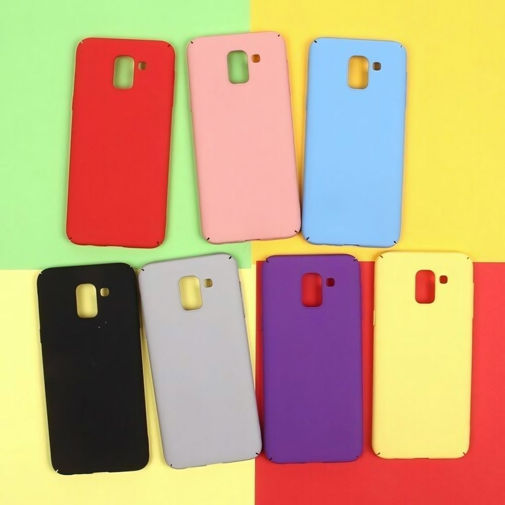 Панель матовая Soft Touch для Samsung Galaxy J6 (2018), 010659 Фиолетовый