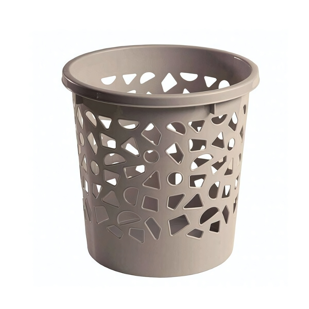 Корзина для мусора 9,6л диаметр 260 мм, высота 260 мм (коричневый)