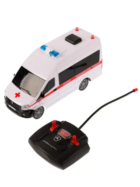 Игрушечный транспорт на р/у Скорая помощь звук свет 21,5 см