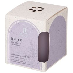 СВЕЧА АРОМАТИЗИРОВАННАЯ В СТАКАНЕ "RELAX" 7*8 СМ