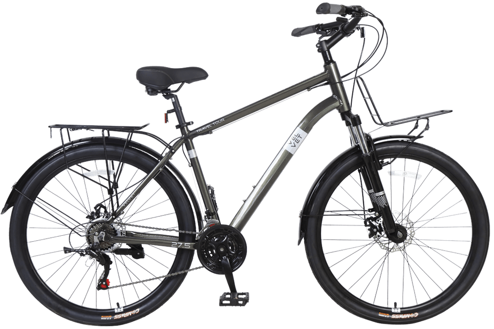 Велосипед TechTeam Velvet 27,5"х19" графит 2022