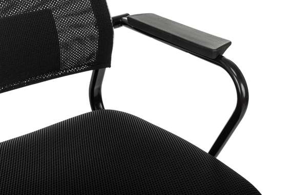 Кресло руководителя Бюрократ CH Balance черный Elastic-102 TW-11 сетка/ткань крестов. металл черный