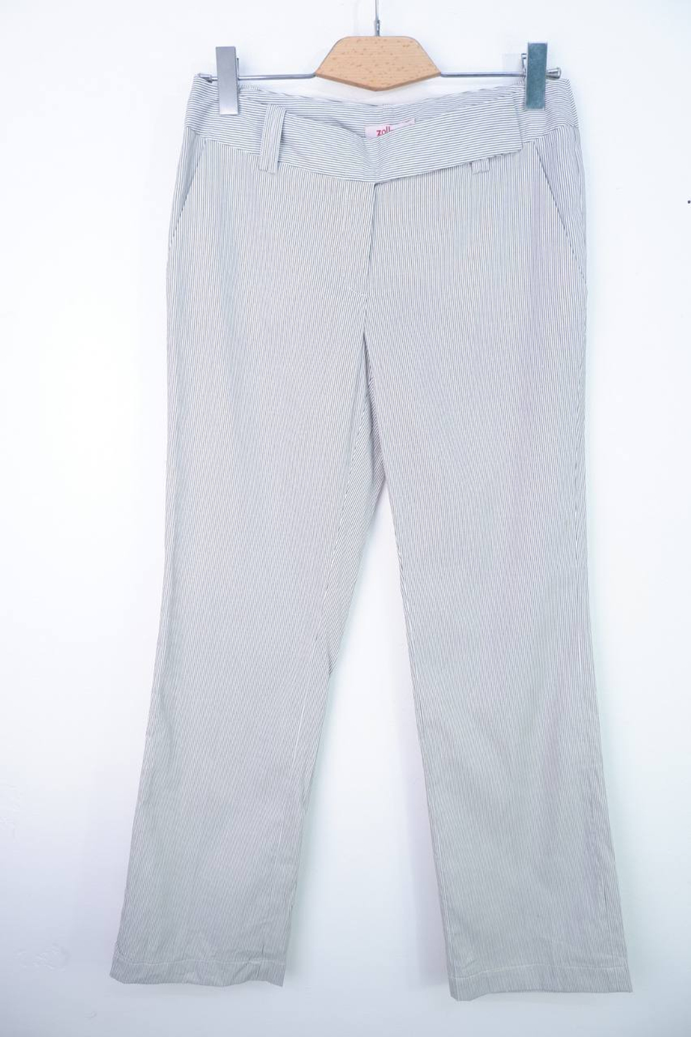Брюки Zolla в мелкую полоску, маркировка М, визуально на 46 размер