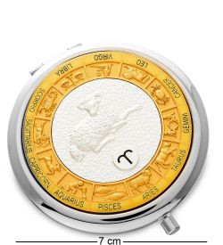 WIN- 02- 8 Зеркало серебр. «Знак Зодиака - Овен»