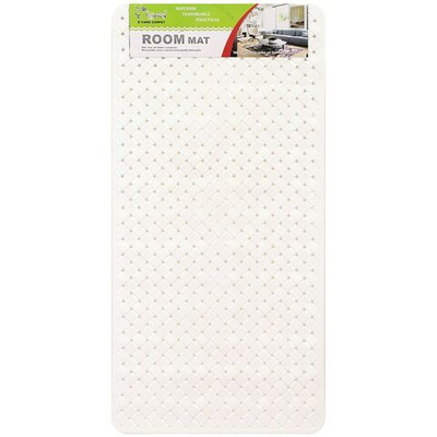 Коврик для ванной, антискольз, 0.38х0.78 м, ПВХ, бел, Y3-686