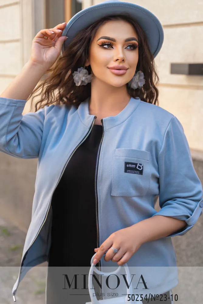 Костюм 23-10-голубой Minova