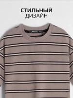 Футболка для девочки в полоску y2k