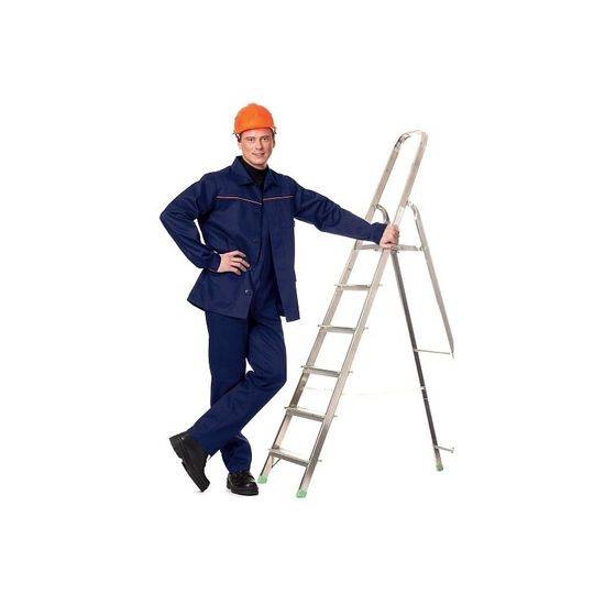 Костюм "Мотор" полукомбинезон (синий/оранжевый)