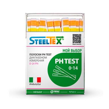 Тестовые полоски для измерения кислотности SteelTEX PH TEST