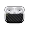 Защитный чехол для наушников AirPods Pro carbon с крышечкой green с карабином