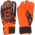 Перчатки вратарские FD-882, размер 9, оранжевый-черный