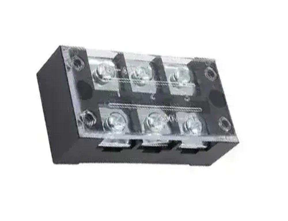 Клемник силовой 45 Ампер 3 полюсный