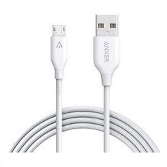 Кабель Anker Powerline USB 2.0 - Micro USB 1.8 м (A8133H21) белый