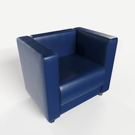 Кресло мягкое Пауза A11 (Синий)