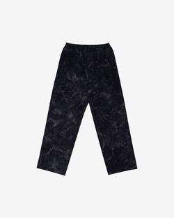 Брюки Canvas tube tie dye черные