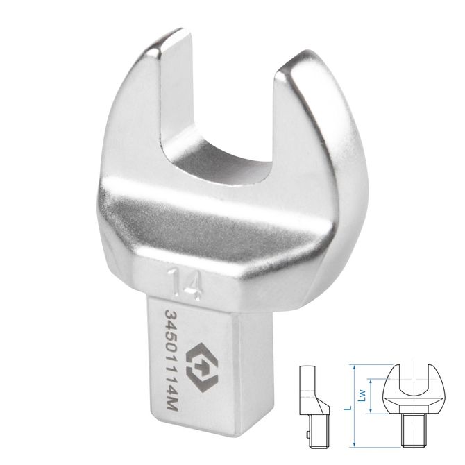 KING TONY (34501114M) Насадка рожковая серии "FIT", 14 мм, 9х12 мм