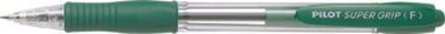 Ручка шариковая автоматическая Pilot Super Grip 0.7мм зеленая