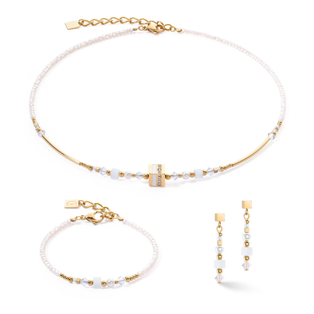 Колье Coeur de Lion White-Gold 4355/10-1416