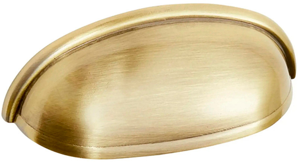 Ручка мебельная ракушка EDSON 3502-64-AG сталь