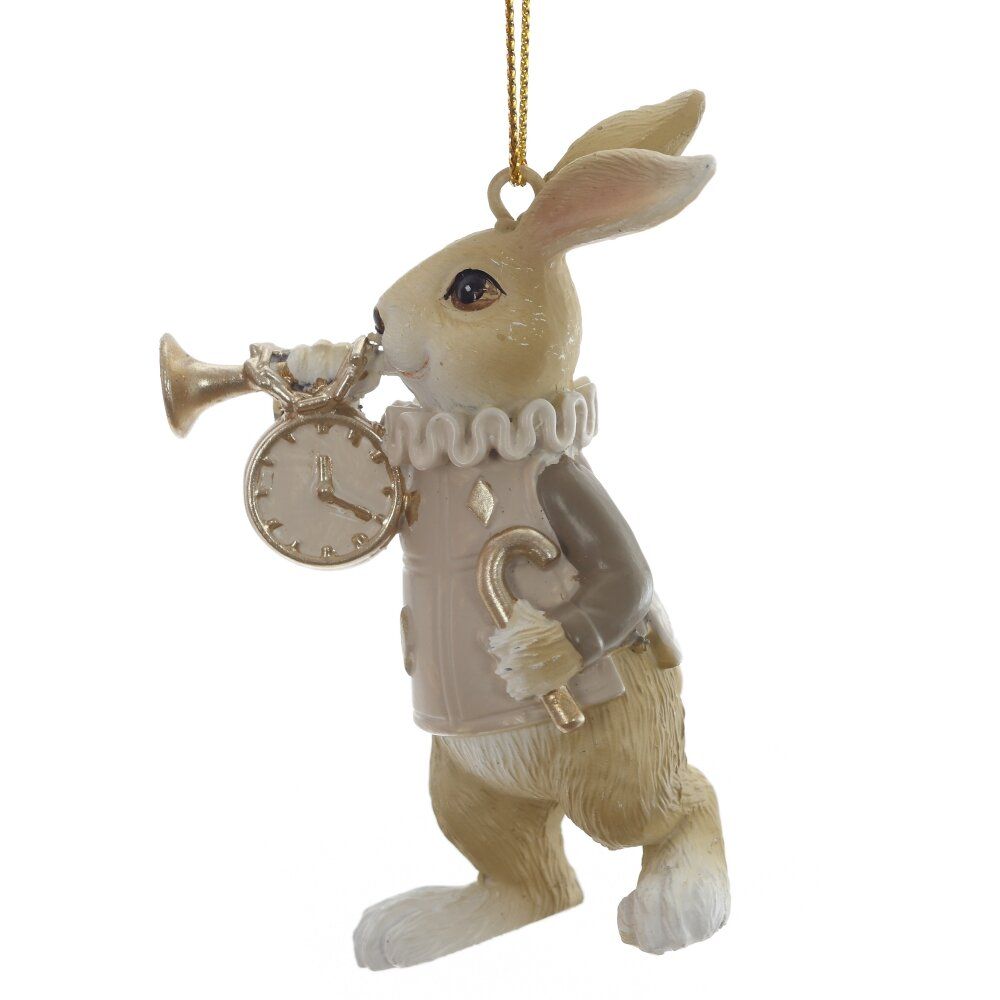 GAEM Фигурка декоративная подвесная "Заяц", L5 W3,5 H7,5 см, 2в.