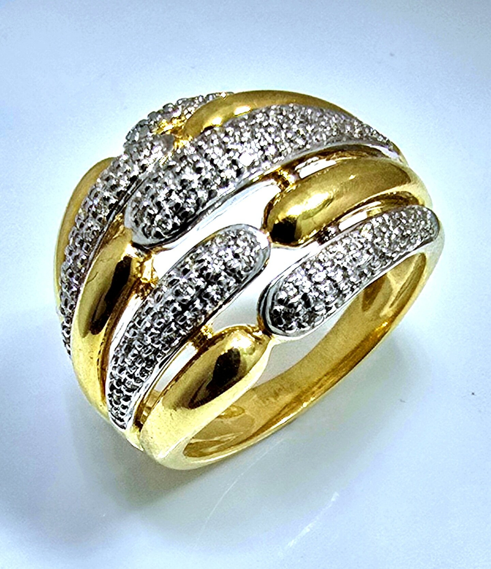 Кольцо Эстерелла золото 585 бриллианты