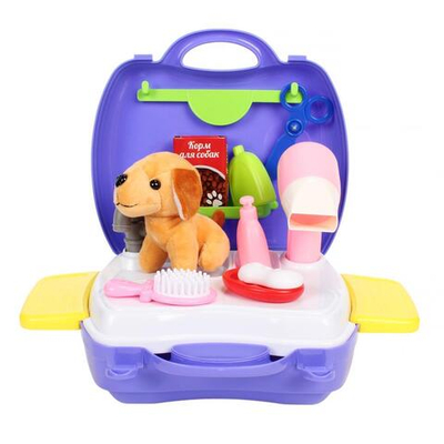 Набор стилиста д/животных в чемодане 24*10*22см (Играем вместе