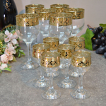 Набор 12 предметов (6 бокалов, 6 рюмок) "Калейдоскоп"