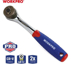 Трещоточный ключ WORKPRO 3/8, 2Х скорость WP271013
