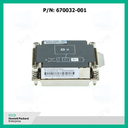 Радиатор 670032-001 HP Xeon Socket 2011 CPU2 For BL460c Gen8, 665003-001