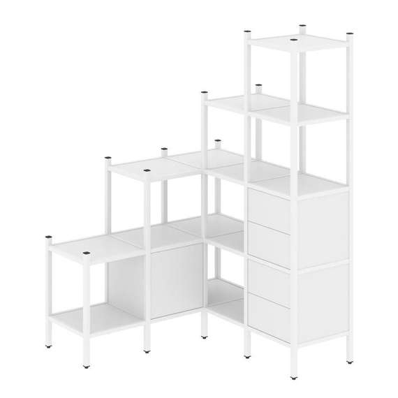 Лофт Угловой внутренний стеллаж VR.L-40  1278*1278*1869