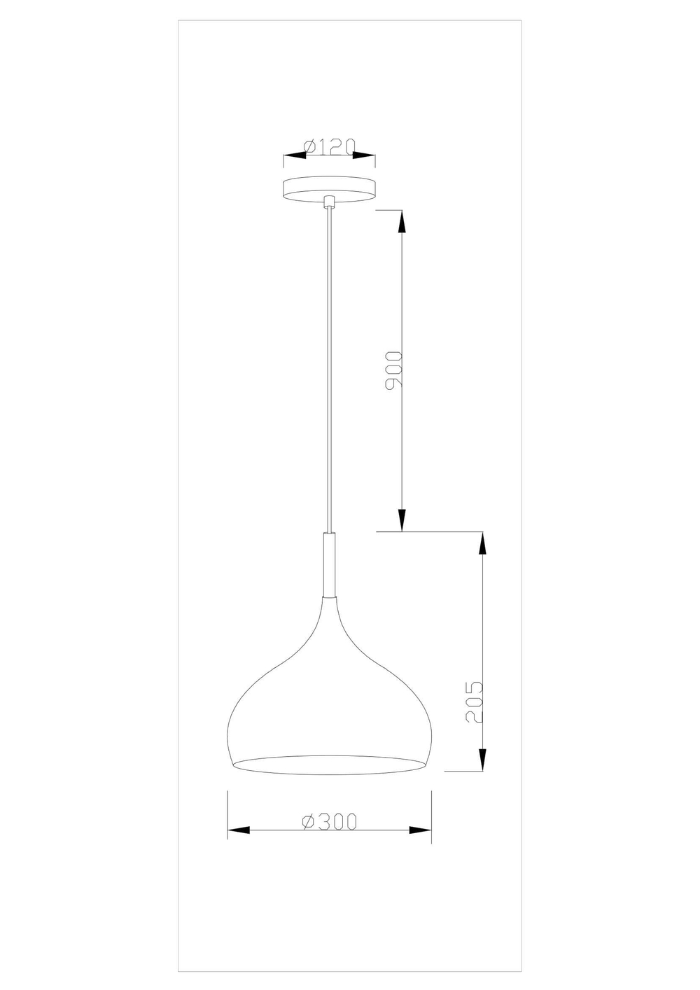 Подвесной светильник Moderli V1295-1P Eline