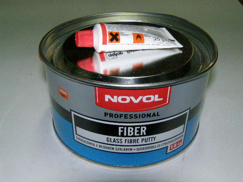Шпатлевка Novol FIBER 1,8 кг со стекловолокном (NOVOL)