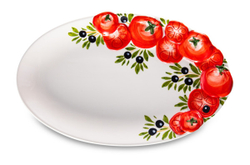 Блюдо овальное 32х20см Edelweiss Томаты