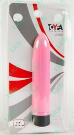 Гладкий розовый вибратор