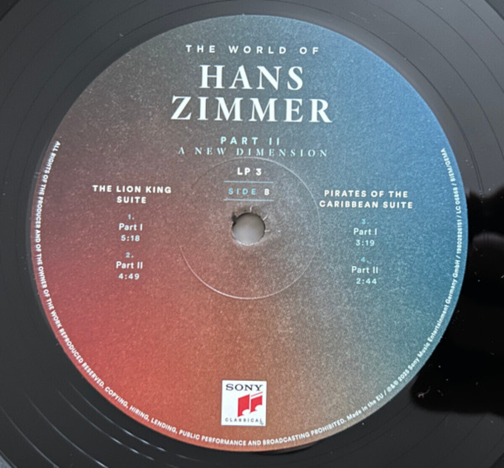 Hans Zimmer / The World Of Hans Zimmer (Part II)(A New Dimension)(3LP)
