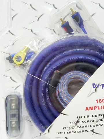 Набор для подключения 2к усилителя 1600W DV-pioneer-Ok AK4