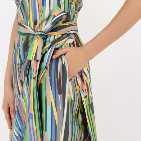 Фартук Mollen многоцветный с узором полоски