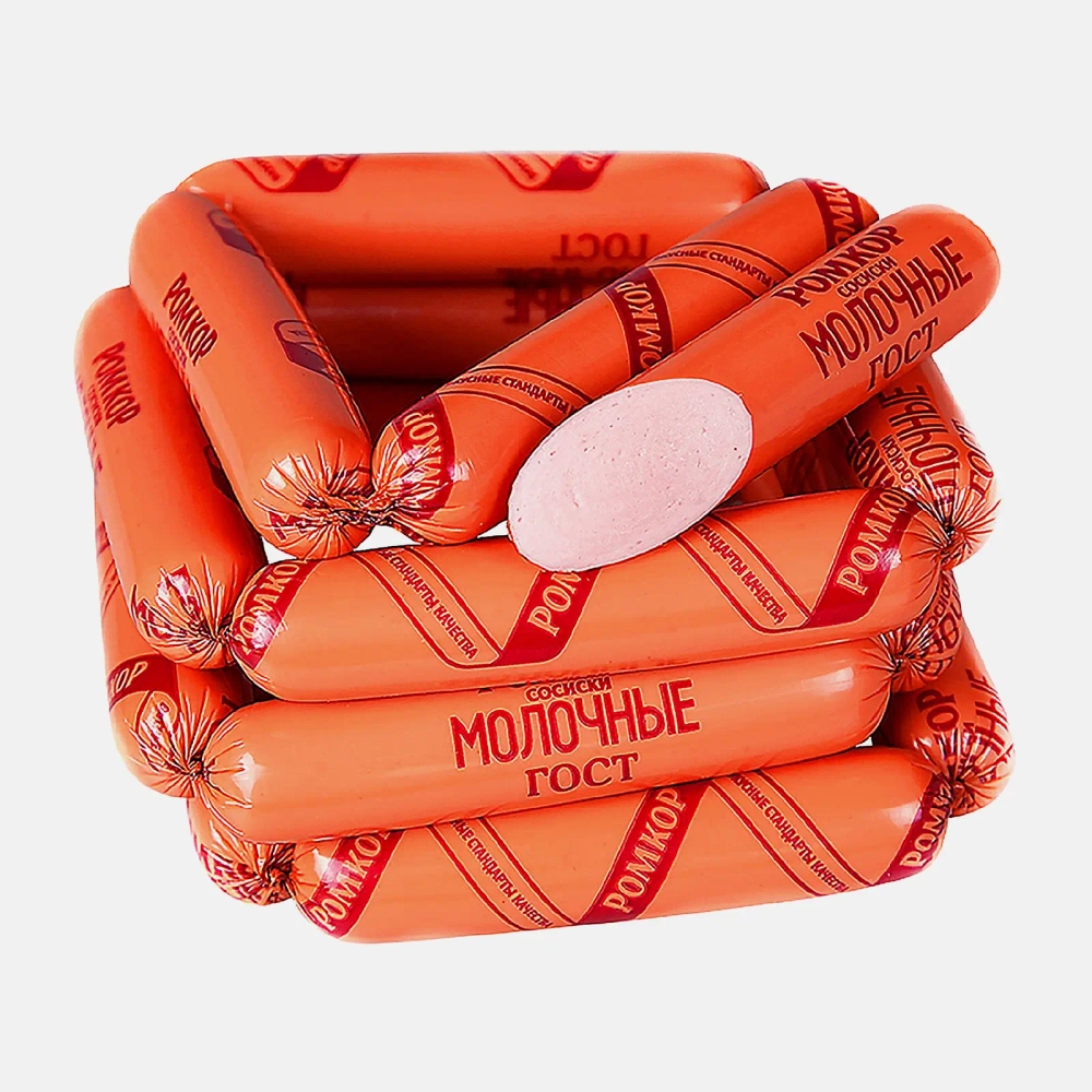 Сосиски Ромкор Молочные весовые