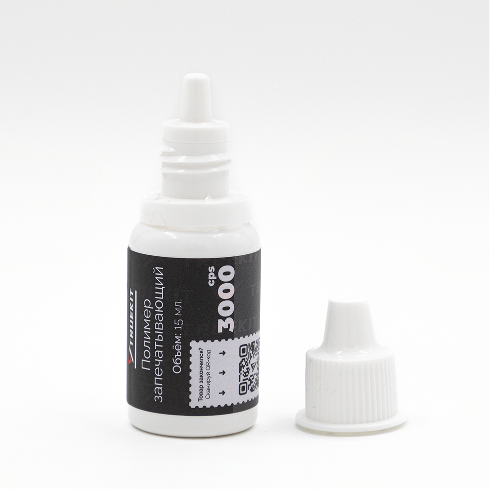 TRUEKIT Полимер для ремонта лобового стекла запечатывающий 3000 cps, 15 мл.