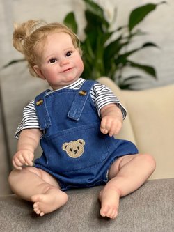 Кукла Реборн мягконабивная 60см в пакете (FA-161A)