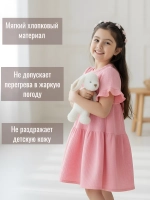 Платье муслиновое для девочки на лето