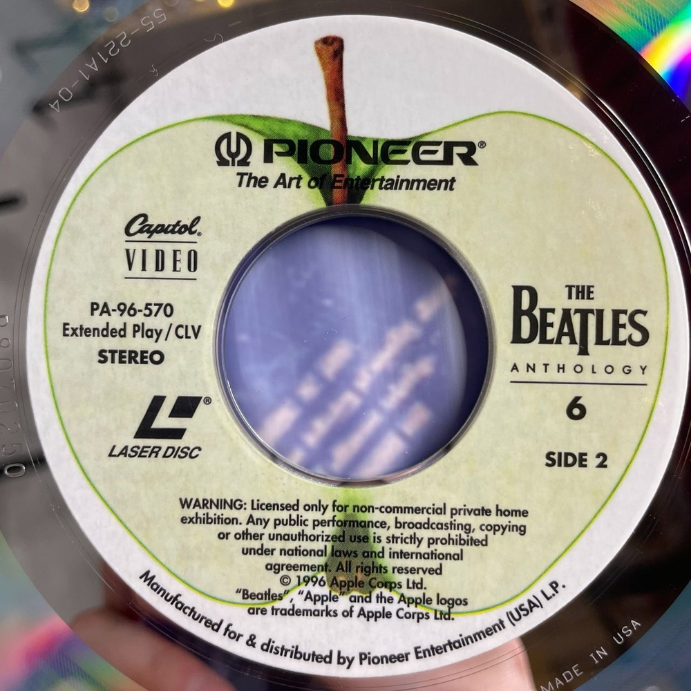 Лазер Диск LaserDisc (LD) The Beatles Anthology Box Set (USA 1996)
